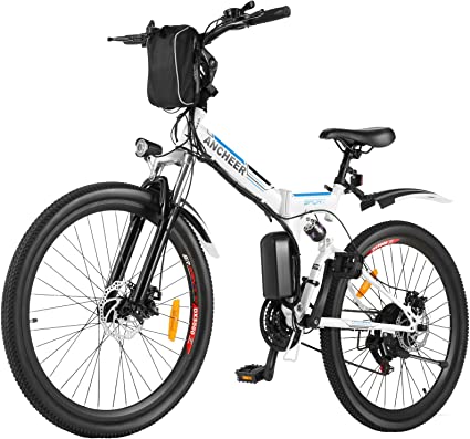 Où acheter en ligne ANCHEER Vélo électrique Pliable Avis et Prix proche Orange : Equipement Vélo pas cher